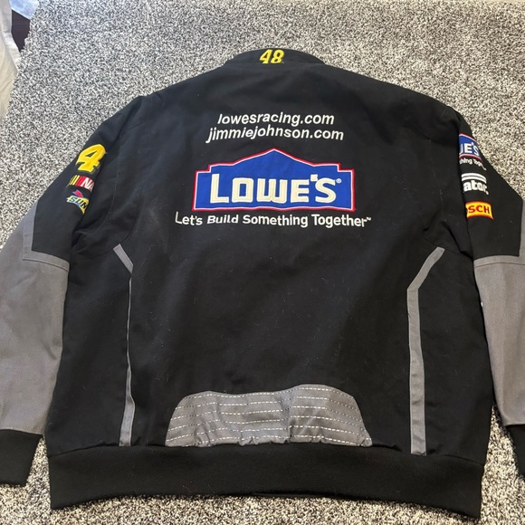 Jimmie Johnson Lowe's Black Racing Jacket size 2x - Picture 12 of 16